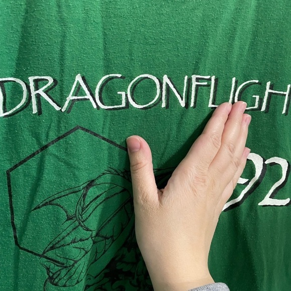 Vintage Dungeons & Dragons tshirt single stitch Jerzees dragonflight 92 large - Picture 4 of 6